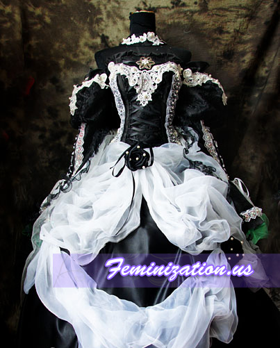 Style265-Princess long black dress